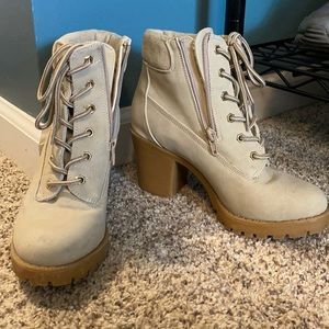 Tan boots